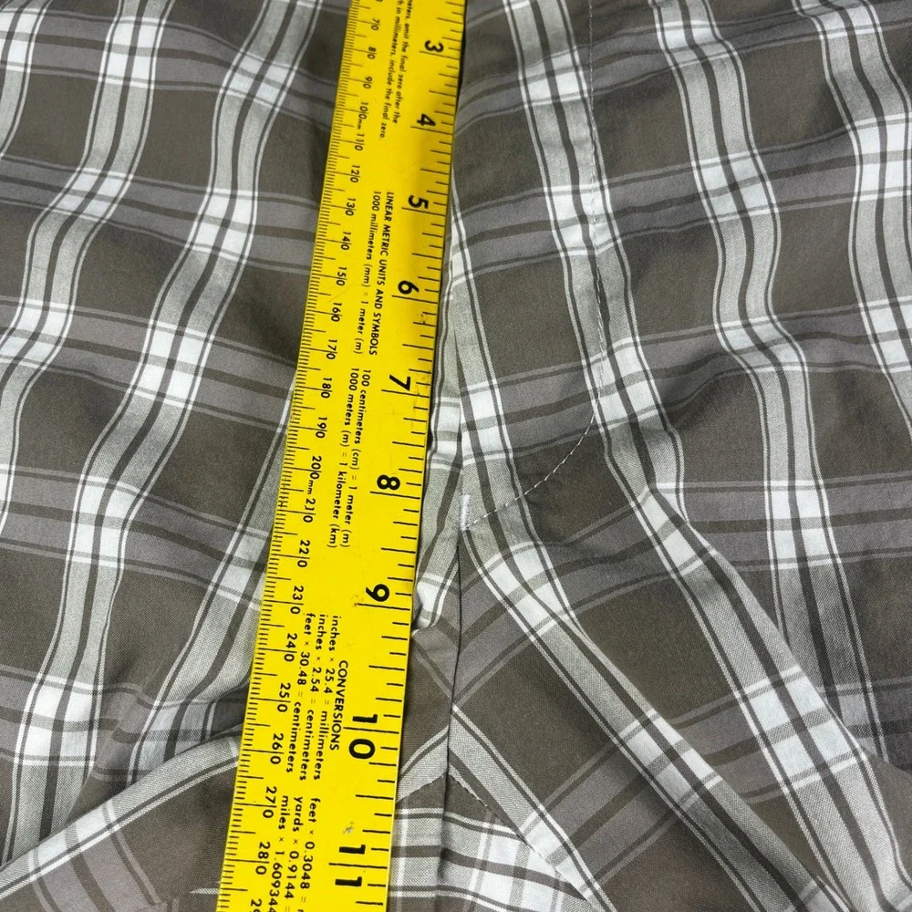 Brax‎ Golf Kenan MT Mens Plaid Pants Brown White Check Trousers 36x34 62-1287/54